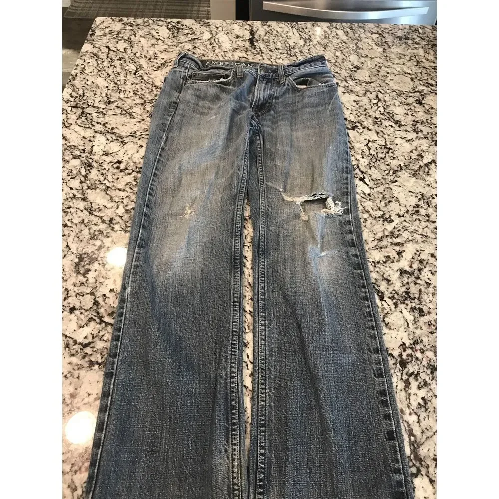 American Eagle Distressed‎ Original straight 28 x 30